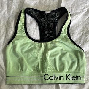 Calvin Klein | Size Small | Worn Once | Neon Green & Black